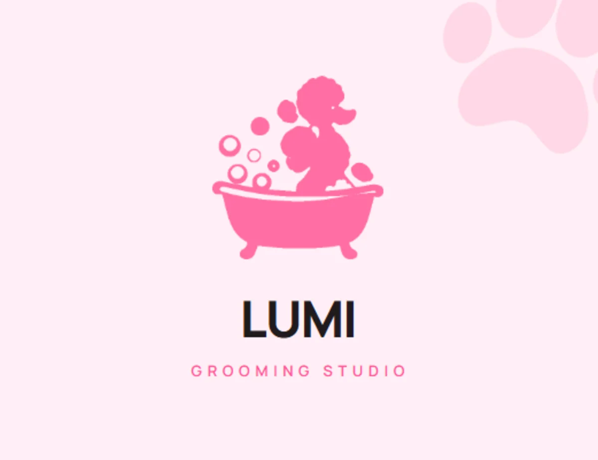 LUMI — логотип студии груминга